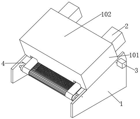 Double-wheel self-crushing wear-resistant device of hammer crusher