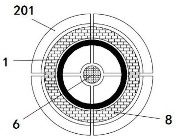 A long-distance blasthole charging device and charging method