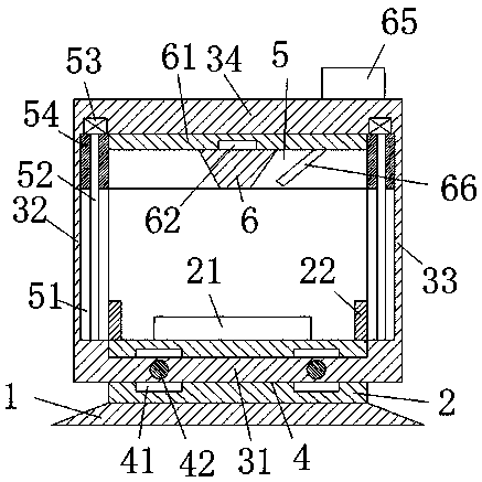 Punching device for building