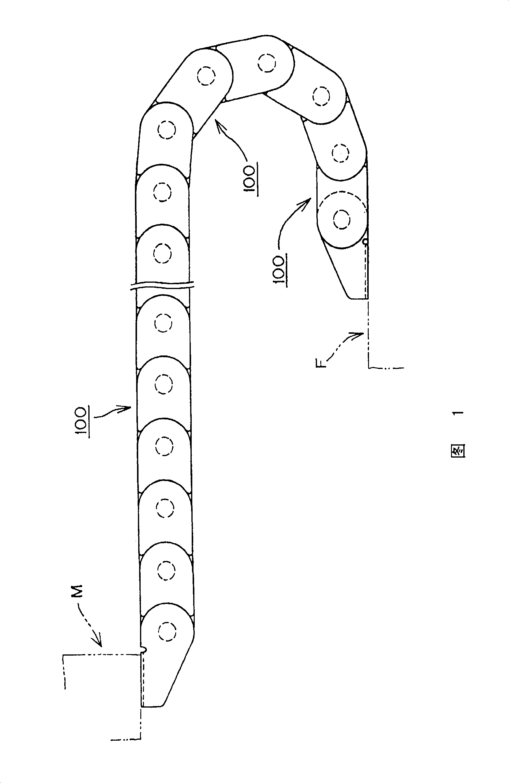 Cable protection and guide device