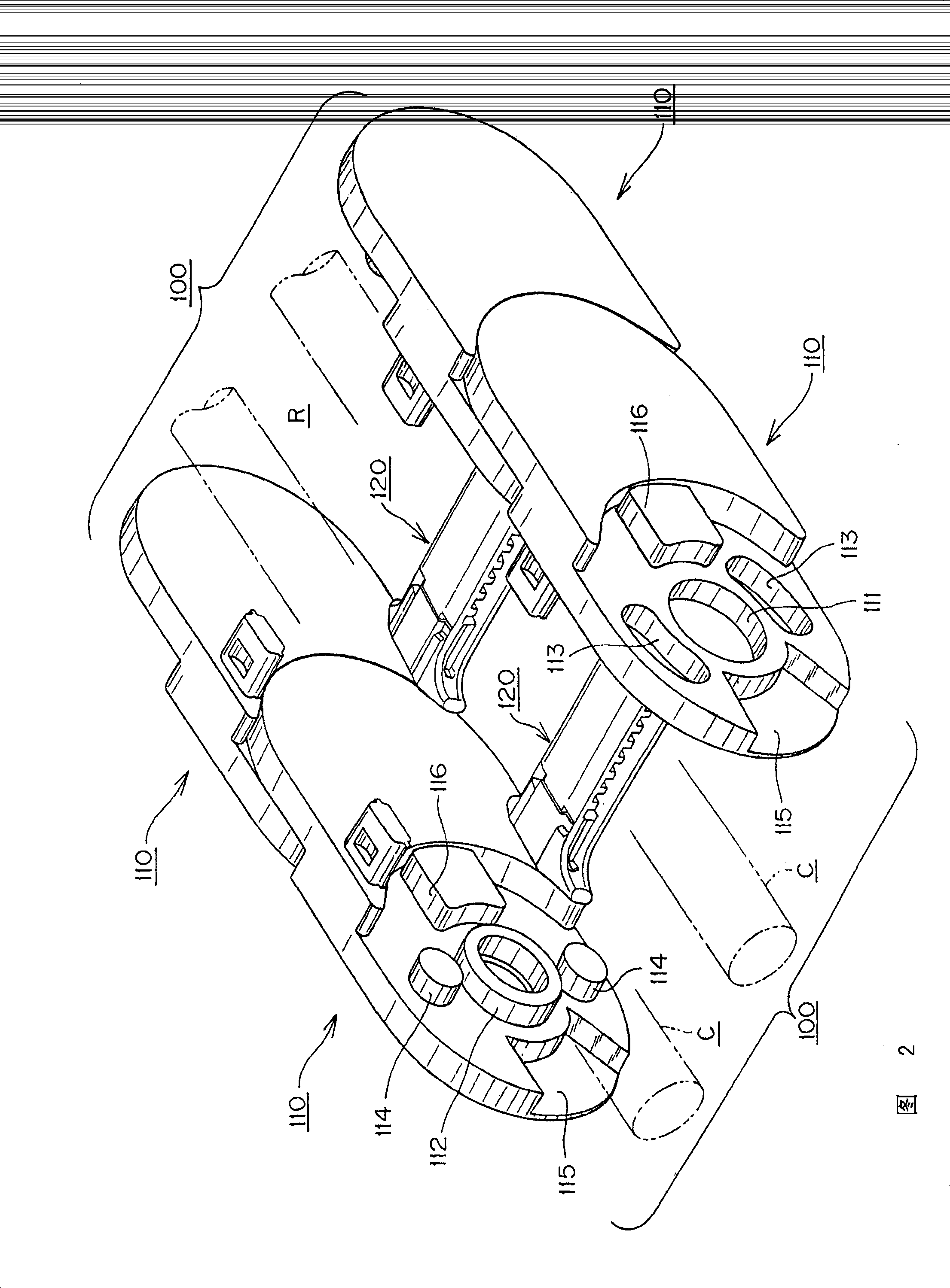 Cable protection and guide device