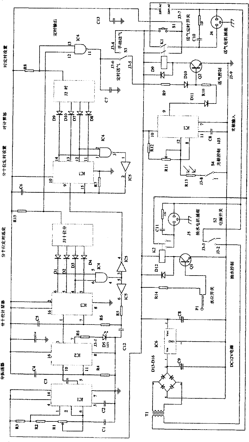 Intelligent controller for straw bioreactor and control method thereof