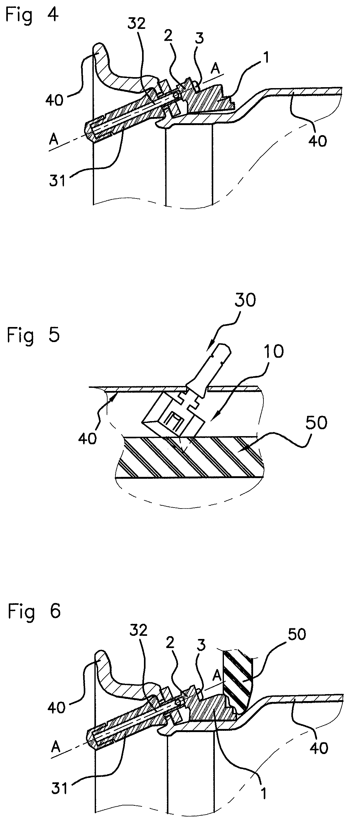 Electronic module housing and electronic unit for measuring operating parameters of a vehicle wheel