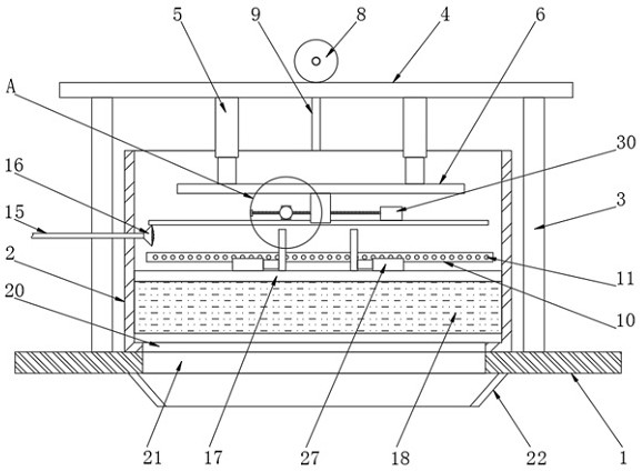 Road construction quality detection device