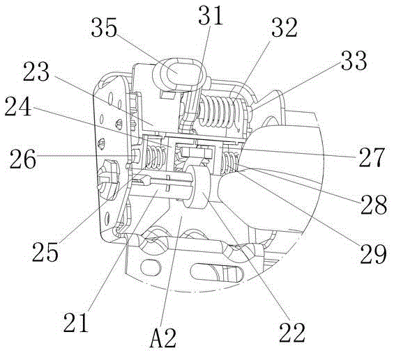 Multi-level adjustable and automatic return pedal folding mechanism for car seats