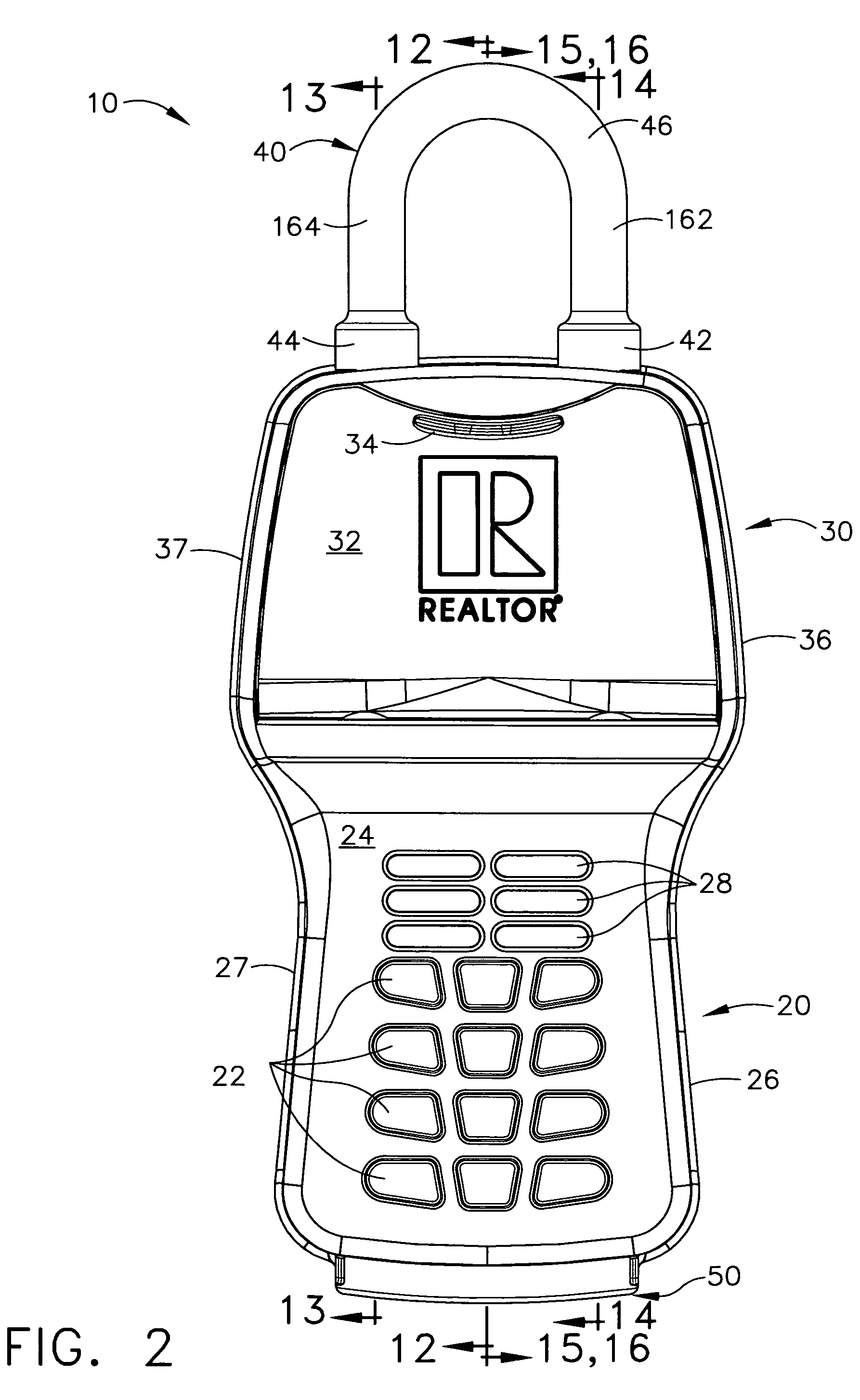 Electronic lock box with single linear actuator operating two different latching mechanisms