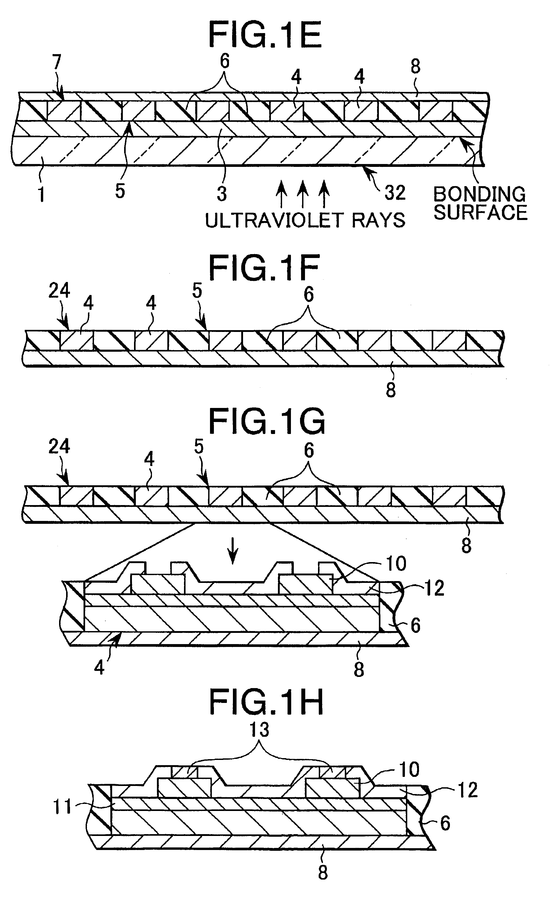 Chip-like electronic components, a method of manufacturing the same, a pseudo wafer therefor and a method of manufacturing thereof