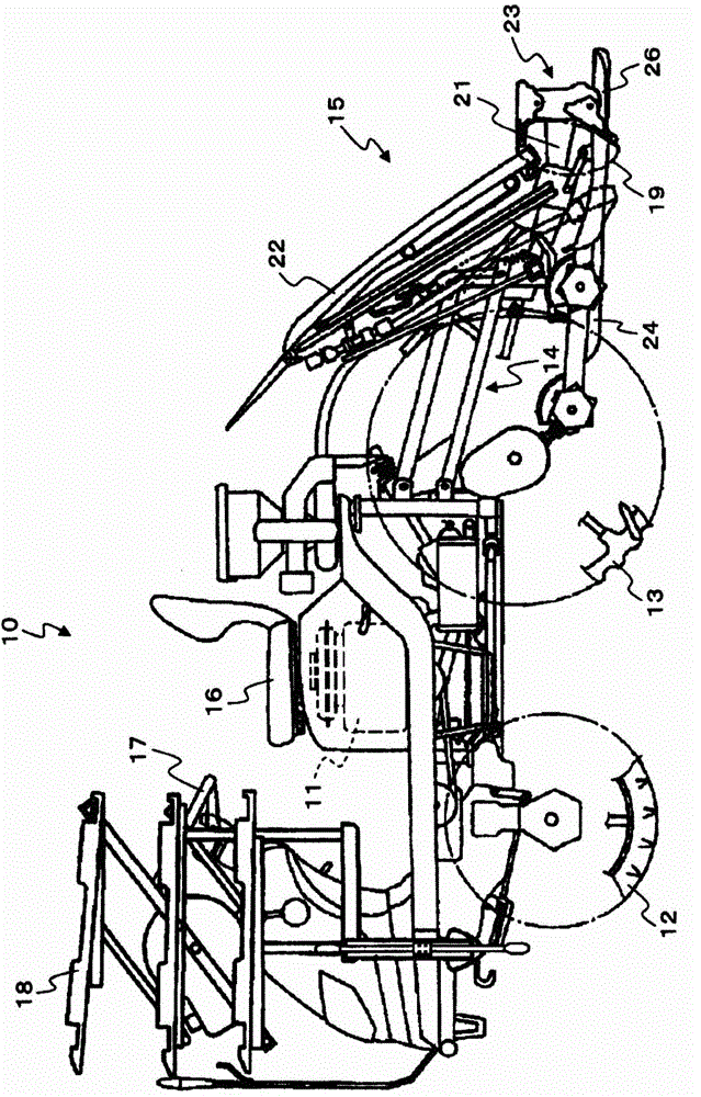 Seedling transplanting device