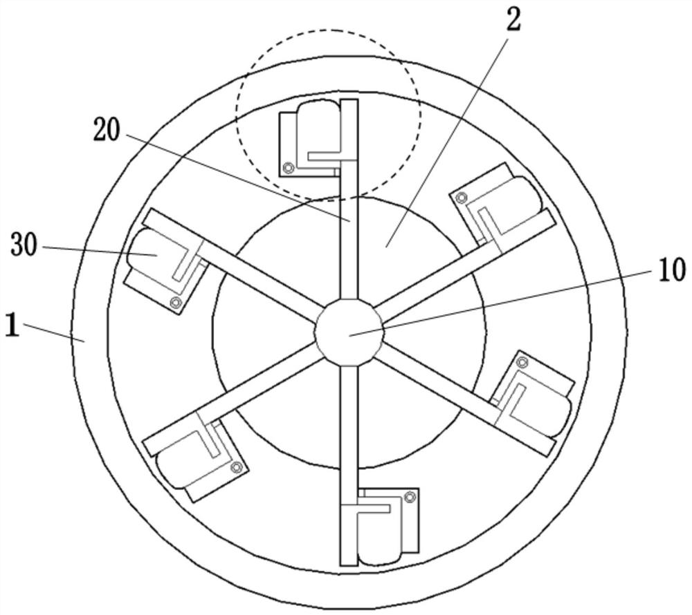 Membrane scraping device of molecular distiller