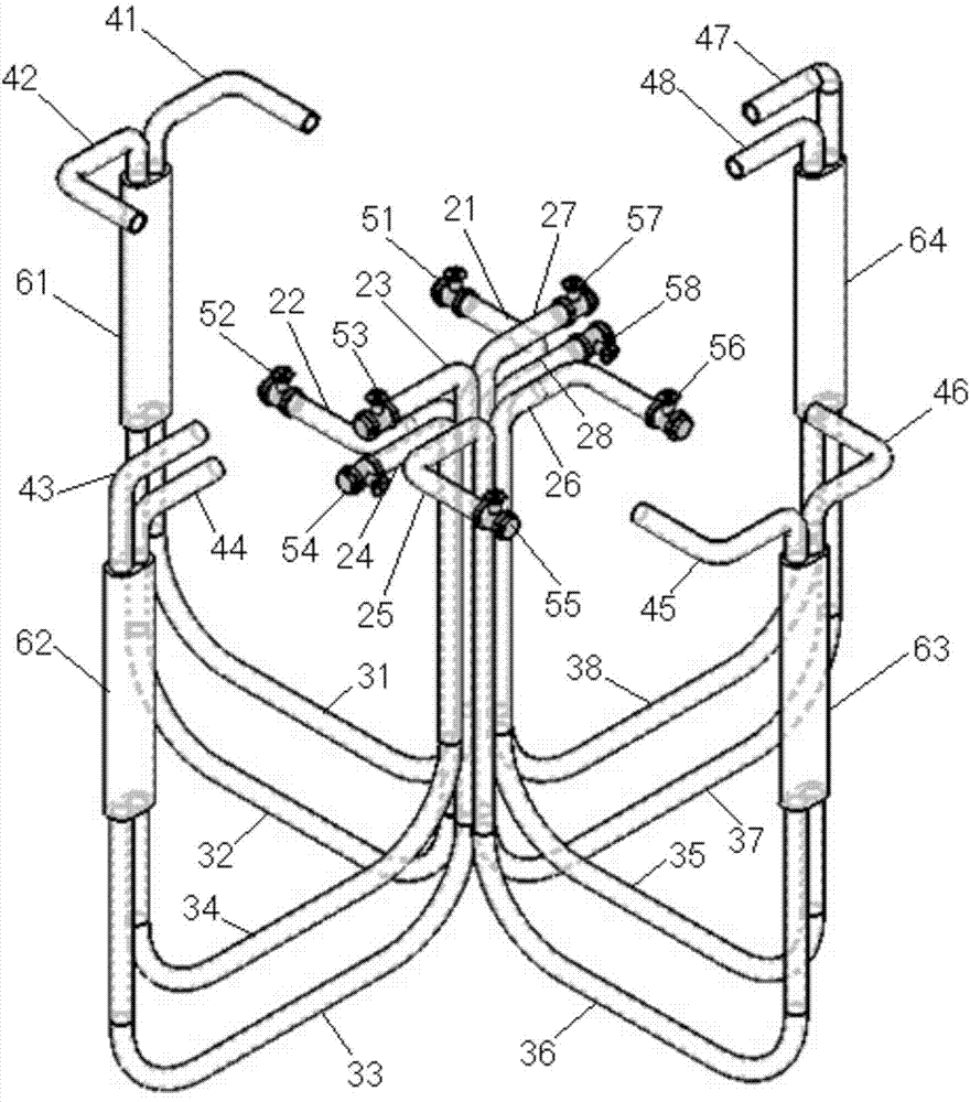 Method and system for extracting heat energy of hot dry rocks