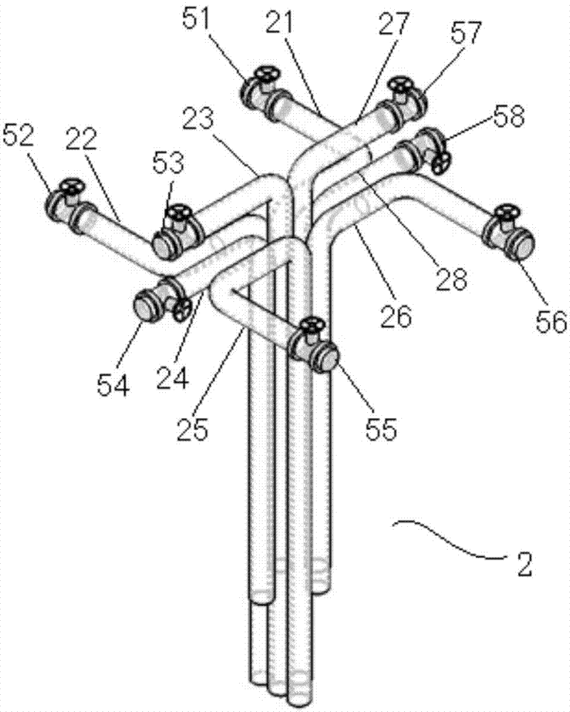 Method and system for extracting heat energy of hot dry rocks