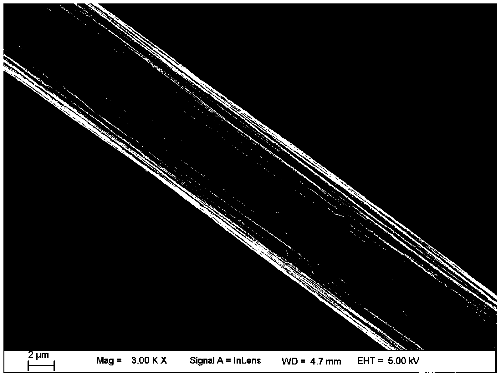 Preparation method of carbon nano tube loaded carbon fiber