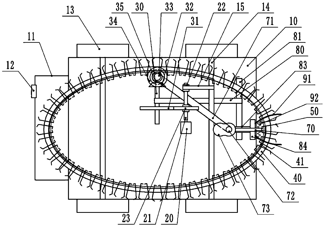 A rapid planting device for seedlings