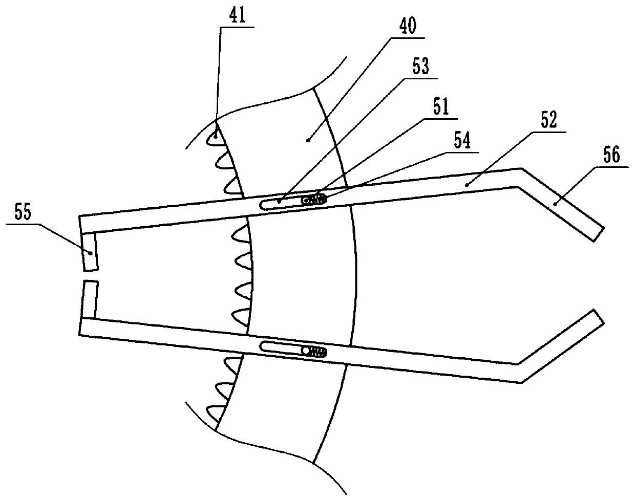 A rapid planting device for seedlings