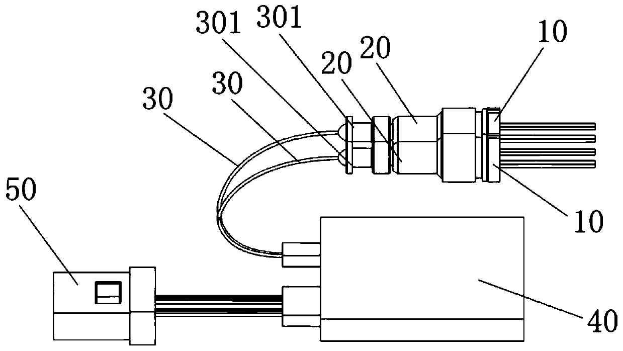 Coupling structure and packaging structure of laser and silicon light chip