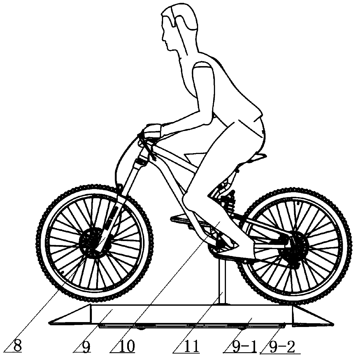 An autonomous mobile cyclist collision avoidance test platform