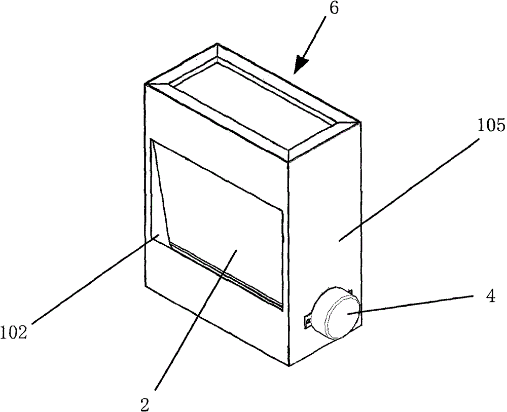 A new and old filter screen replacement method for a no-cleaning air filter device