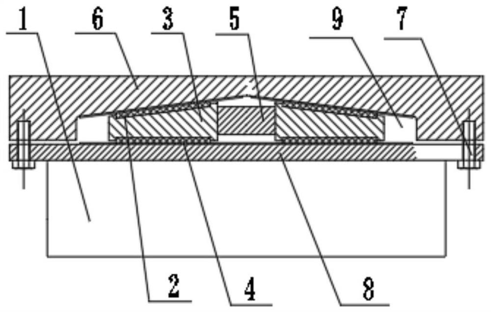 Force measuring device for accurately measuring friction coefficient and support calibration method