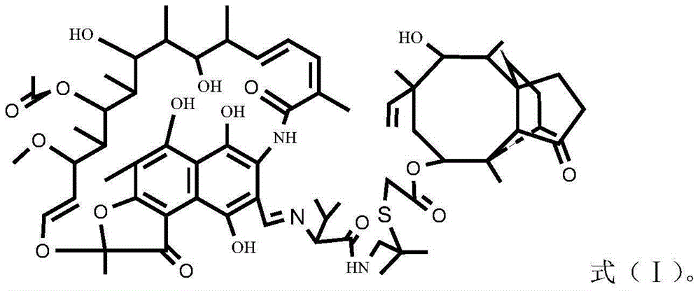 Rifamycin-like vonimulin hybrid antibiotic and preparation method thereof