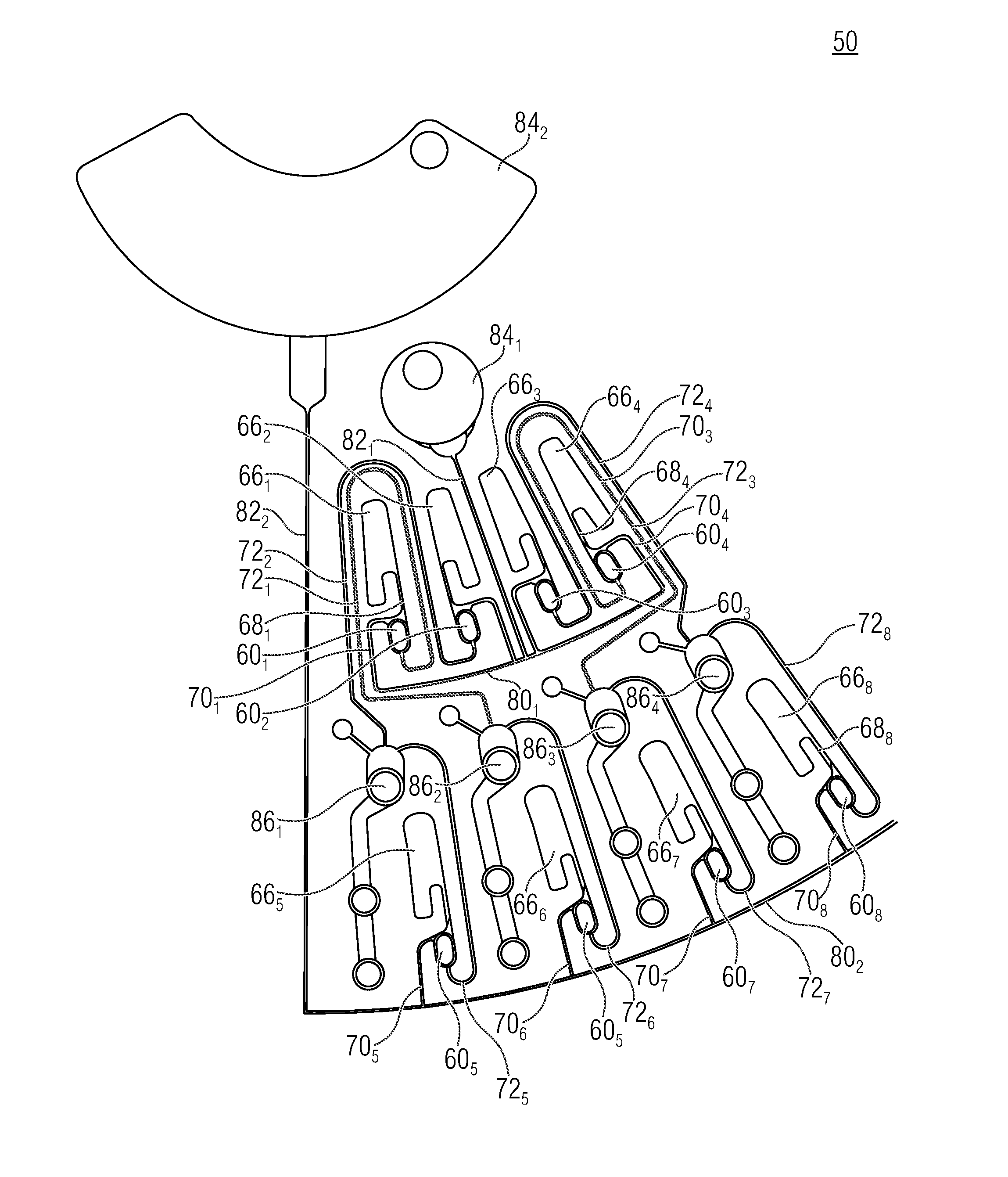 Fluidic Module, Device and Method for Aliquoting a Liquid