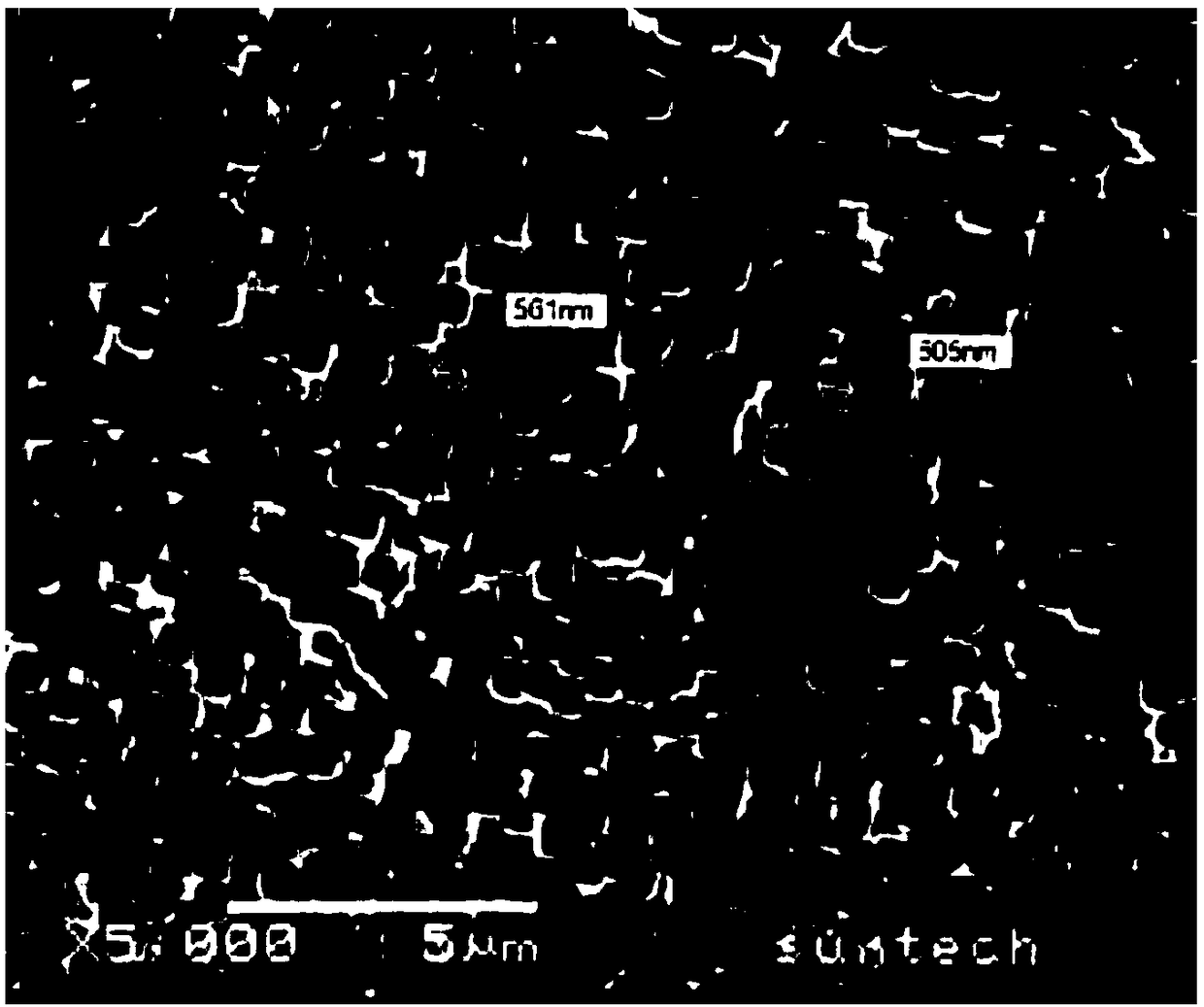 Preparation method for black-silicon poly-silicon PERC cell structure with selective emitter