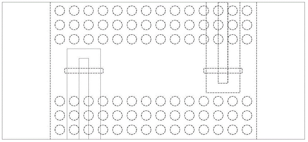 Conversion circuit from coplanar waveguides to substrate integrated non-radiative dielectric waveguide