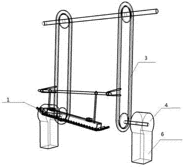 Borrowing and returning terminal for nonlocal seat borrowing and returning system