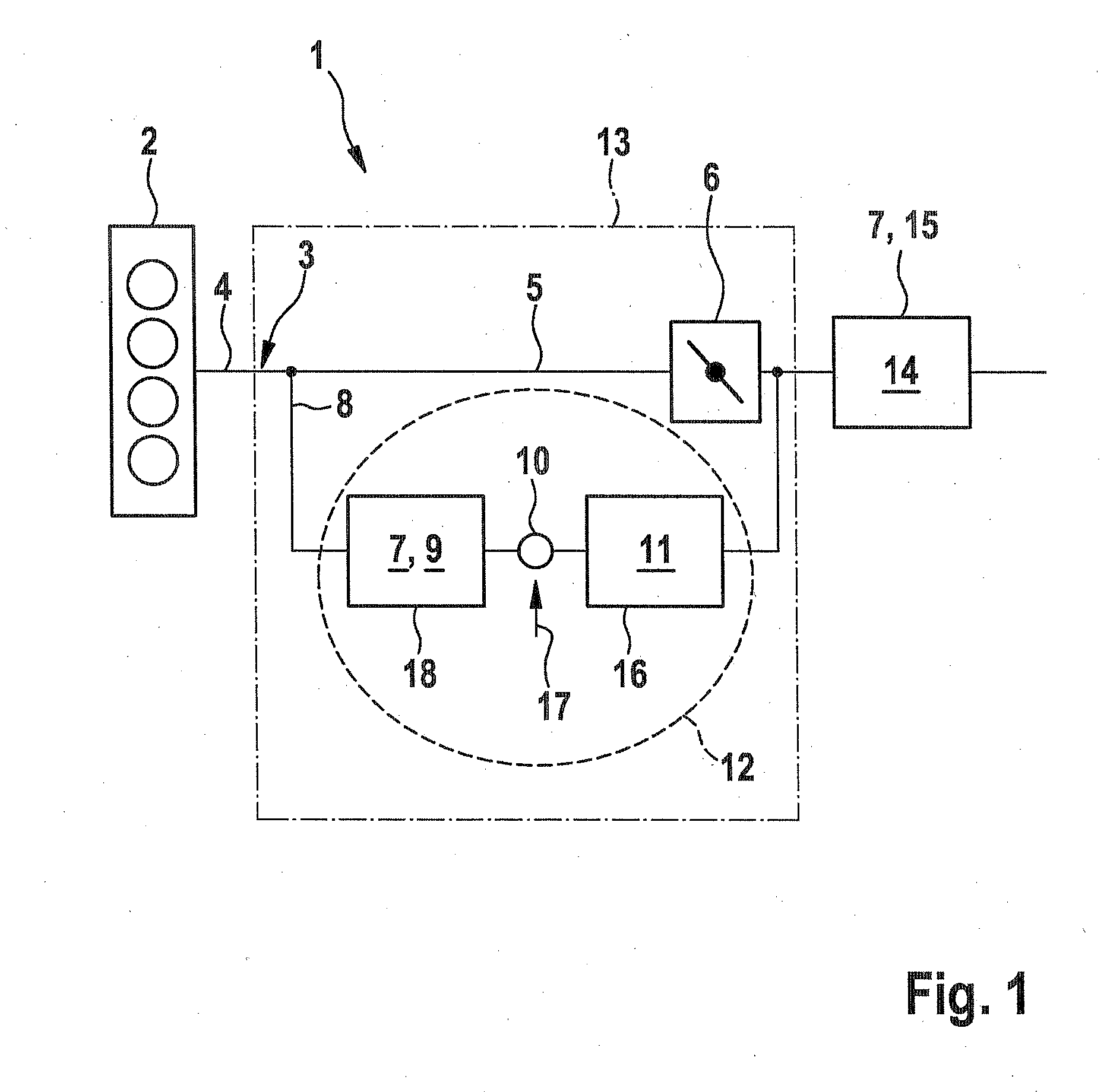 Exhaust gas apparatus of an internal combustion engine