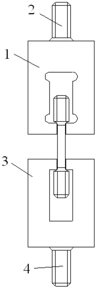 Multifunctional high-temperature stretching clamp