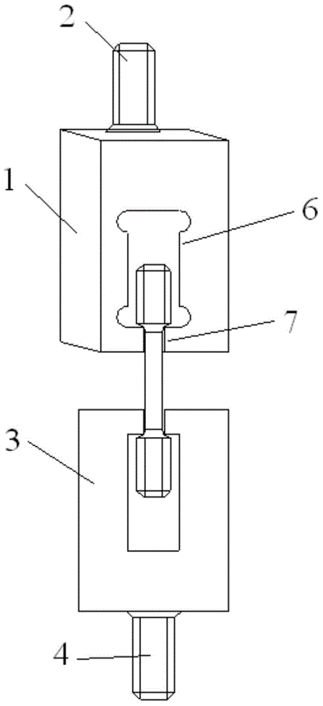 Multifunctional high-temperature stretching clamp