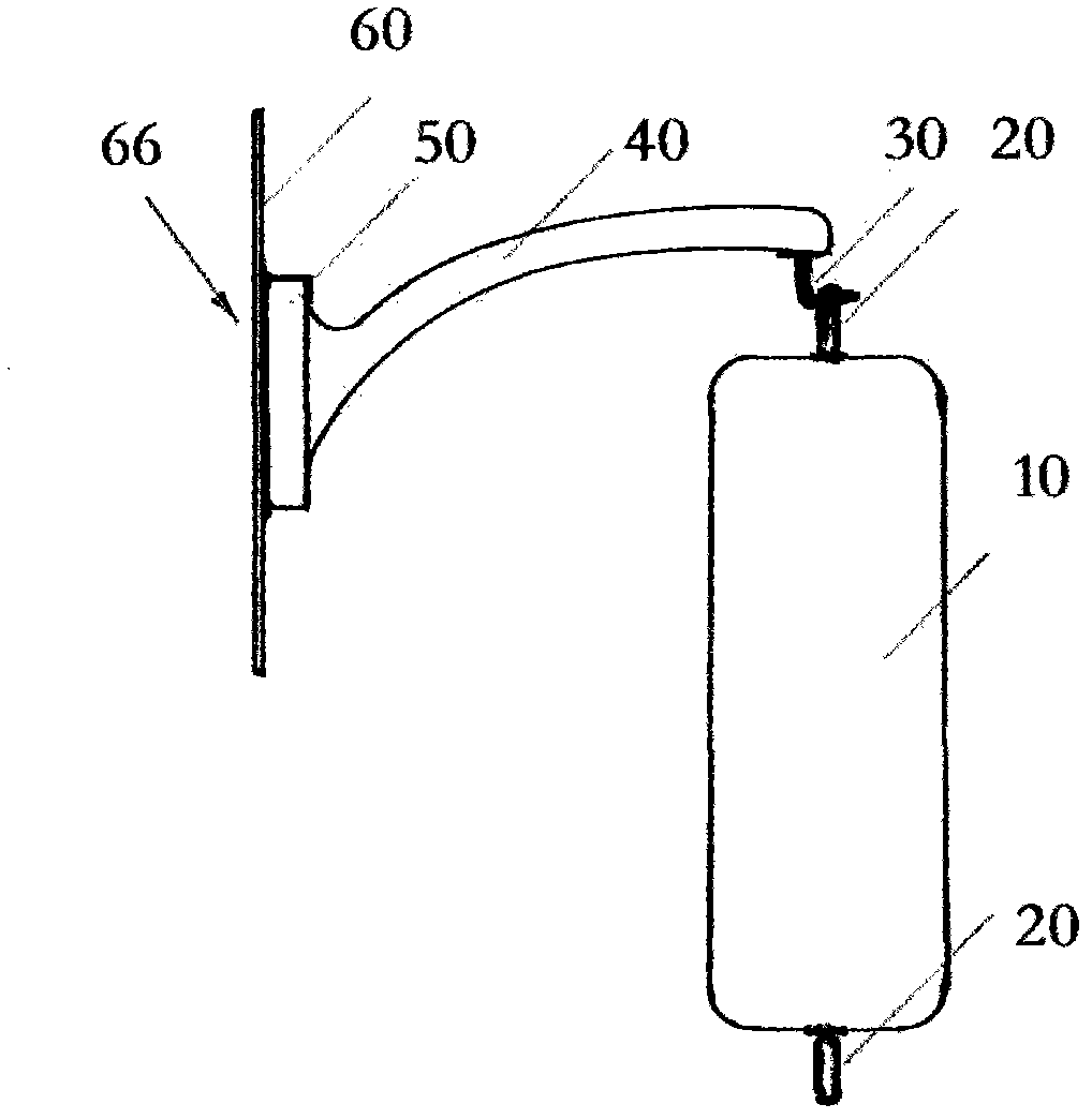 A hanger for soap