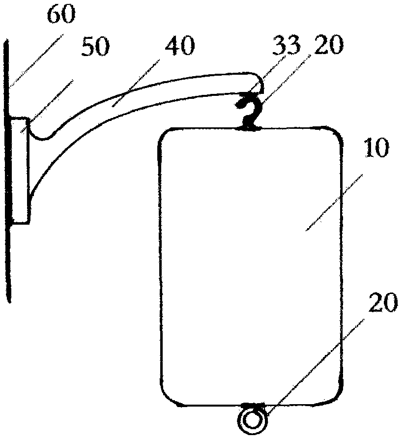 A hanger for soap