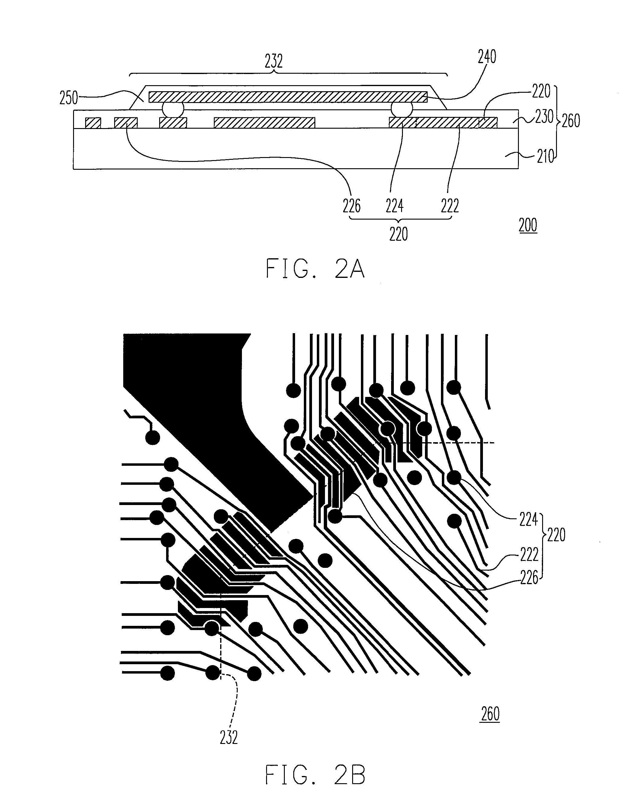 Chip package structure and circuit board thereof