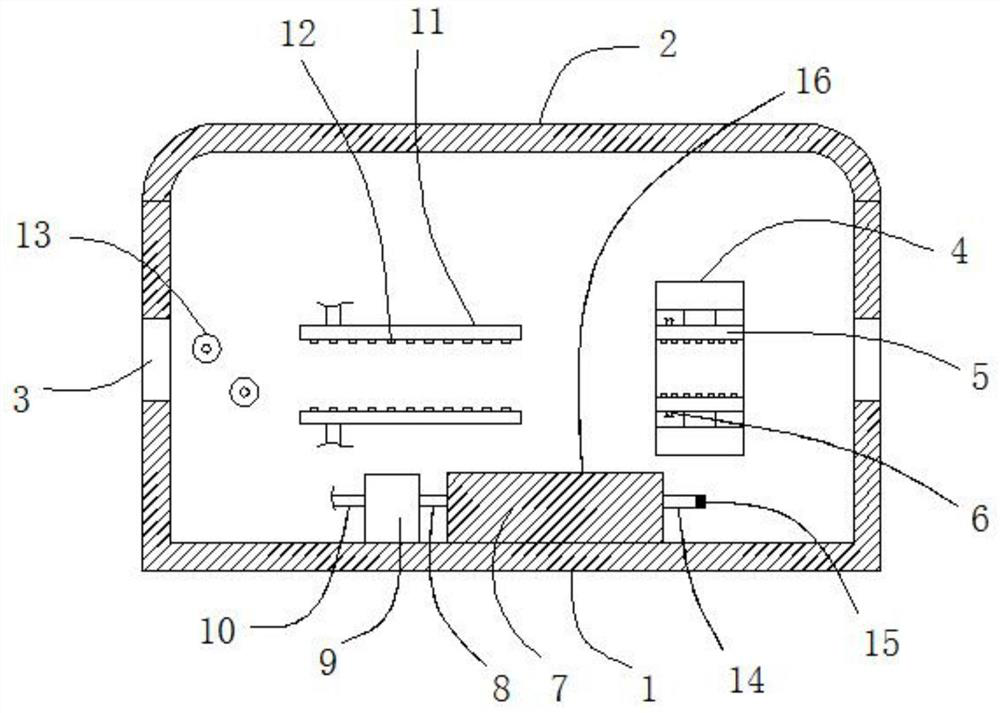 Medical bandage production spraying device with good drying effect