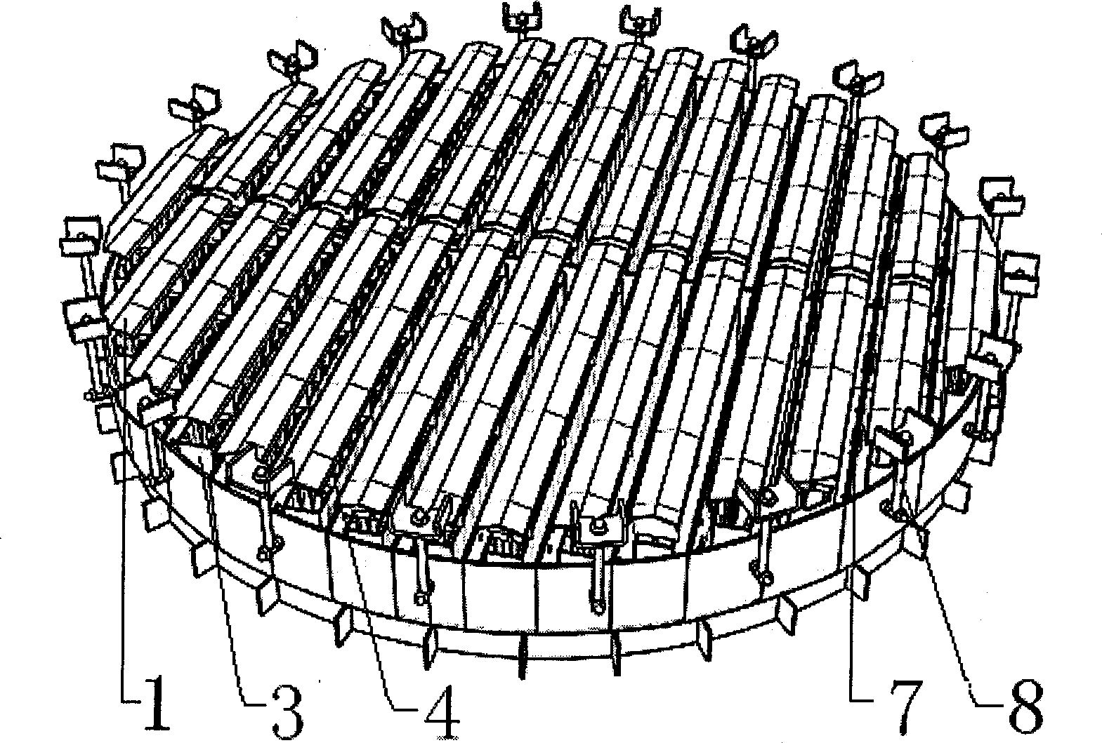 Modularized liquid distributor