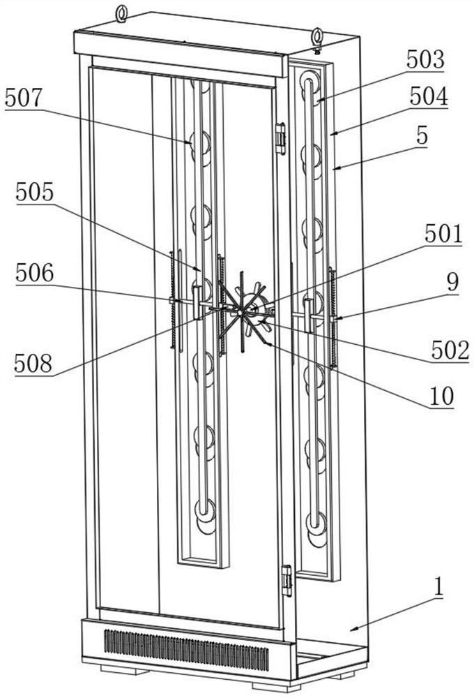 Dustproof intelligent power distribution cabinet convenient to install