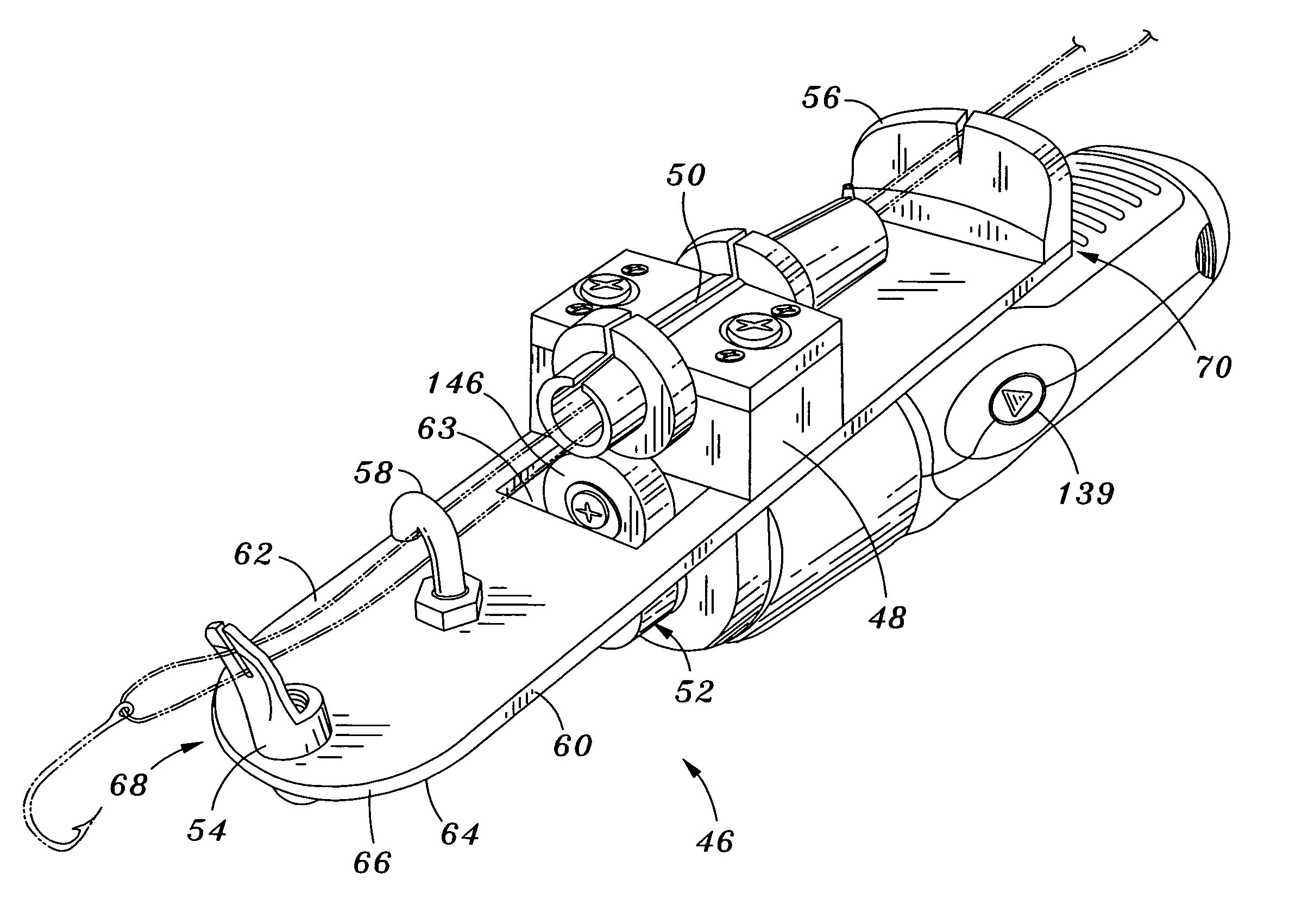 Uni-knot tying apparatus