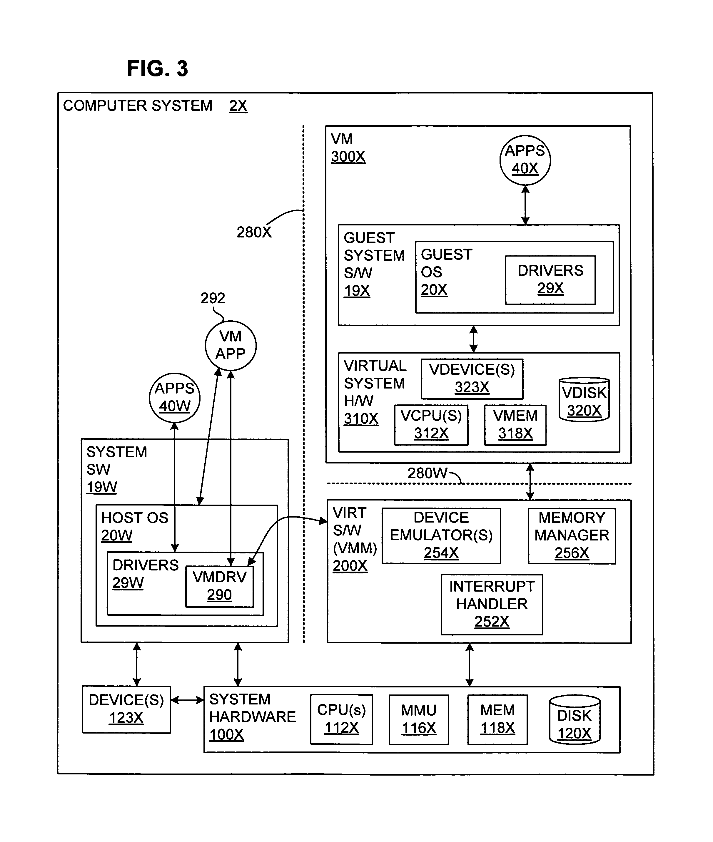 Isolating data within a computer system using private shadow mappings