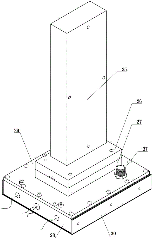 Hot-pressing machine of pocket cloth edgefolds of uniform clothes