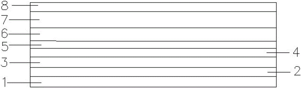 Inverted blue light quantum-dot thin film electroluminescence device and manufacturing method thereof