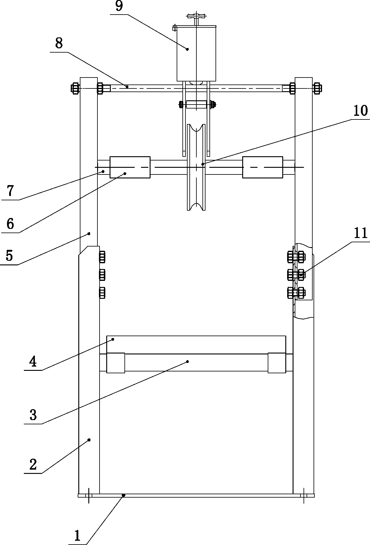 Guide oil injection device of steel wire rope of haulage winch