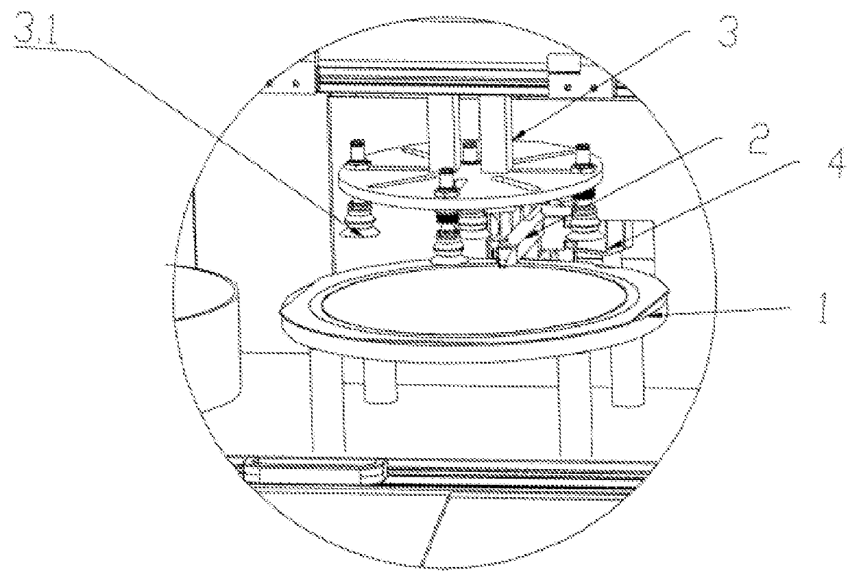 Wafer de-bonding device