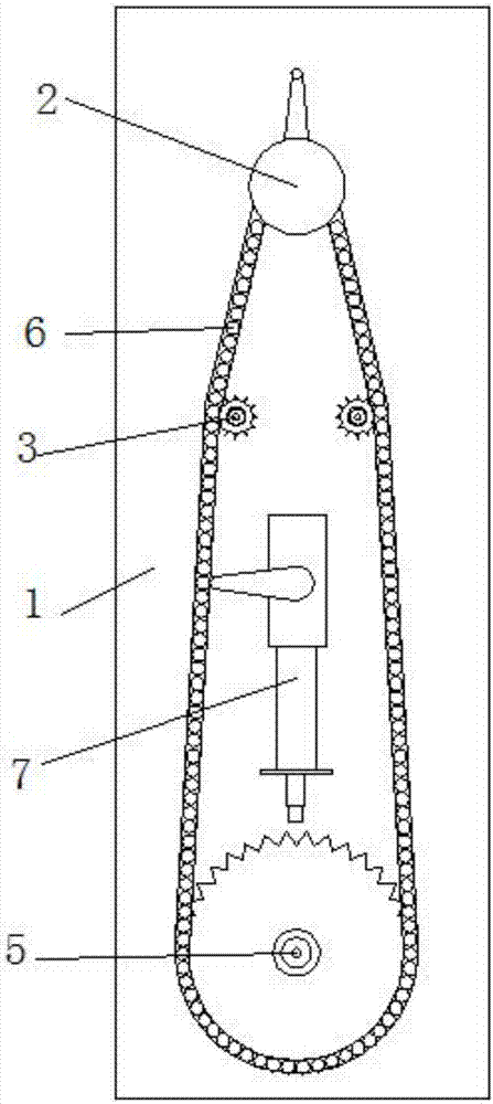 Transmission mechanism of compact shelf