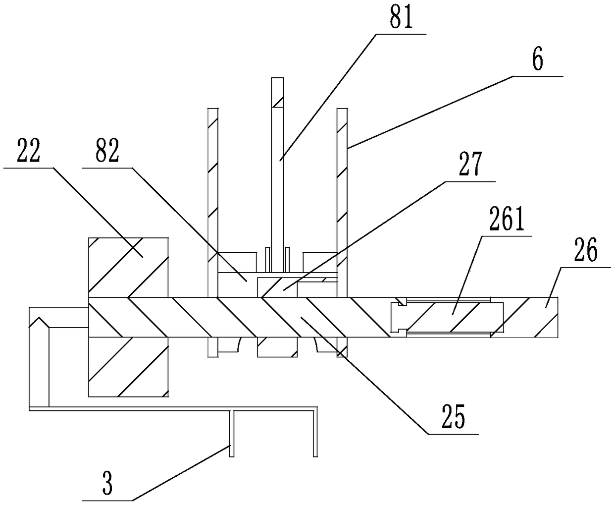 Snow removal device of cable