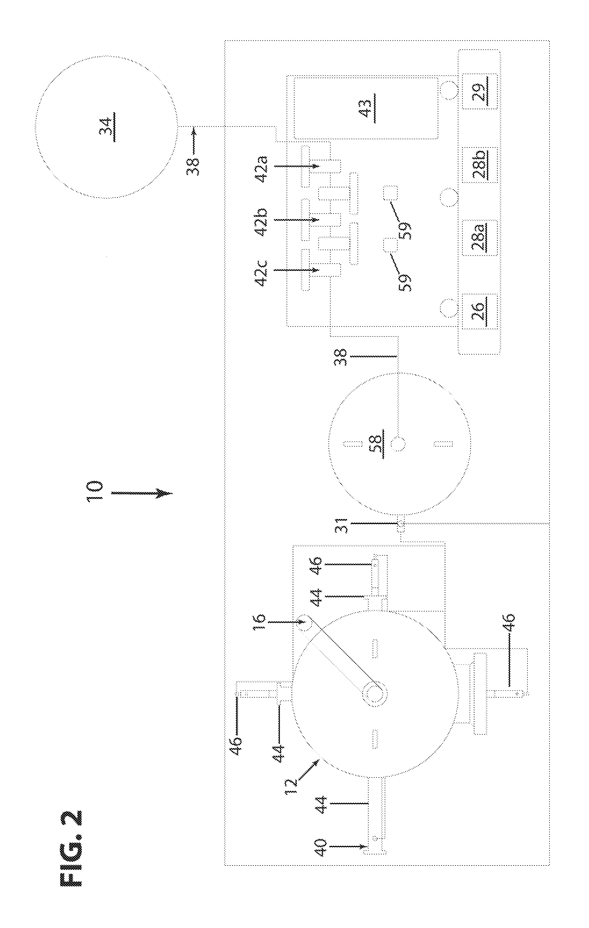 Process Stream Decontamination Systems and Methods with Recirculation of Decontaminant