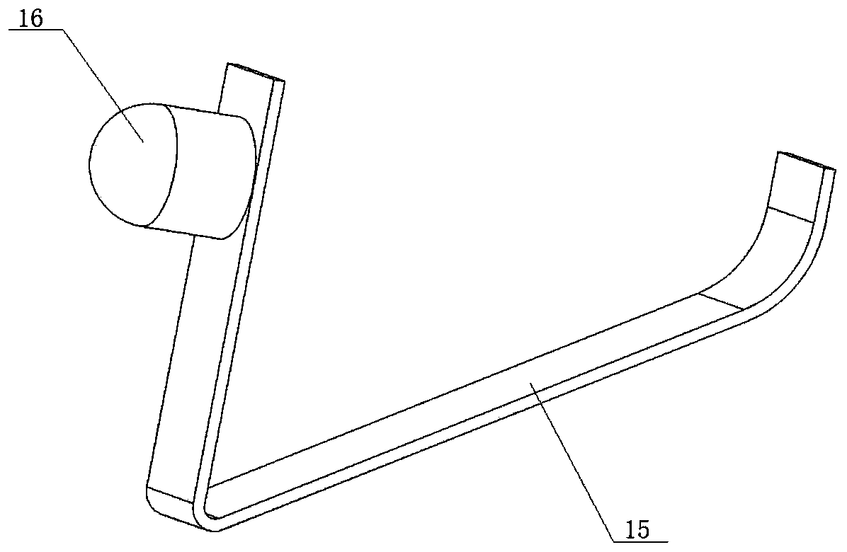 Rotatable bicycle parking device