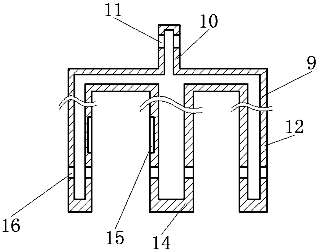 Automatic cleaning device for impeller