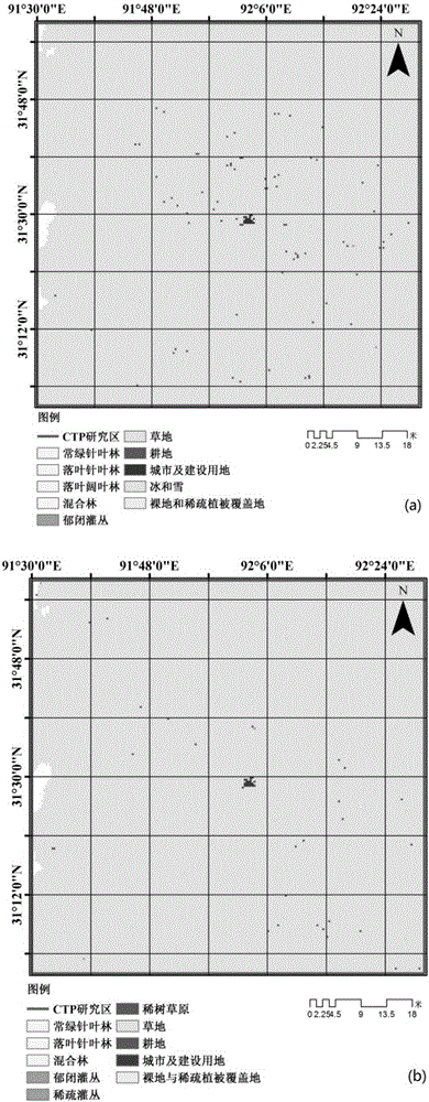 Remote sensing inversion method for soil moisture based on improved two-channel algorithm