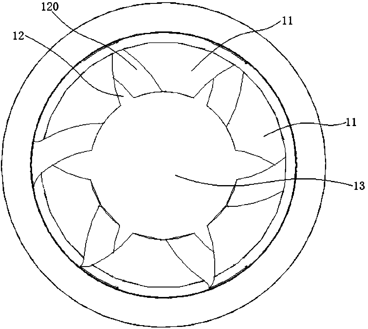 Heat transfer pipe and cracking furnace