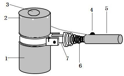 A rubber hammer used in the field of construction